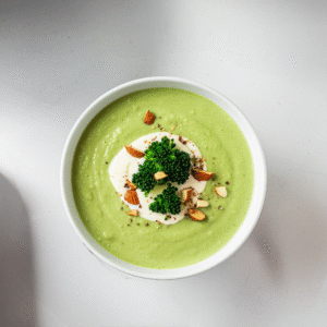 Broccolli N Almond Soup